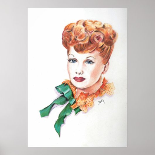 Beauful Lucille Ball Lucy Poster (Voorkant)