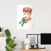 Beauful Lucille Ball Lucy Poster (Thuiskantoor)