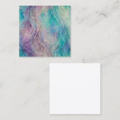 Beauful Majestic Pastel Earthy Lion Mane Planner Vierkante Visitekaartje (Voorkant / Achterkant)