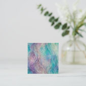 Beauful Majestic Pastel Earthy Lion Mane Planner Vierkante Visitekaartje (Staand voorkant)