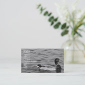 Beauful Mallard Duck Visitekaartje (Staand voorkant)