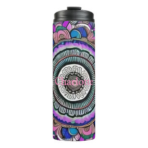 Beauful Mandala Thermal Tumbler Thermosbeker