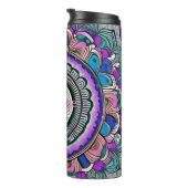 Beauful Mandala Thermal Tumbler Thermosbeker (Geroteerd rechts)