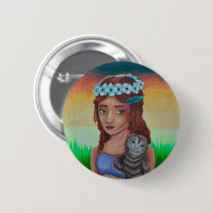 Beauful Mariah Copic Drawing Button