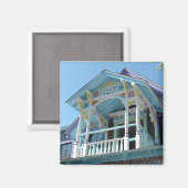 Beauful Marthas Vineyard Victoriaans House Magnet (Voorkant / Achterkant)