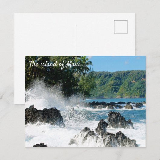 Beauful Maui Coastline Briefkaart (Voorkant / Achterkant)