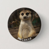 Beauful Meerkat Ronde Button 5,7 Cm (Voorkant)