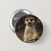 Beauful Meerkat Ronde Button 5,7 Cm (Voorkant /achterkant)