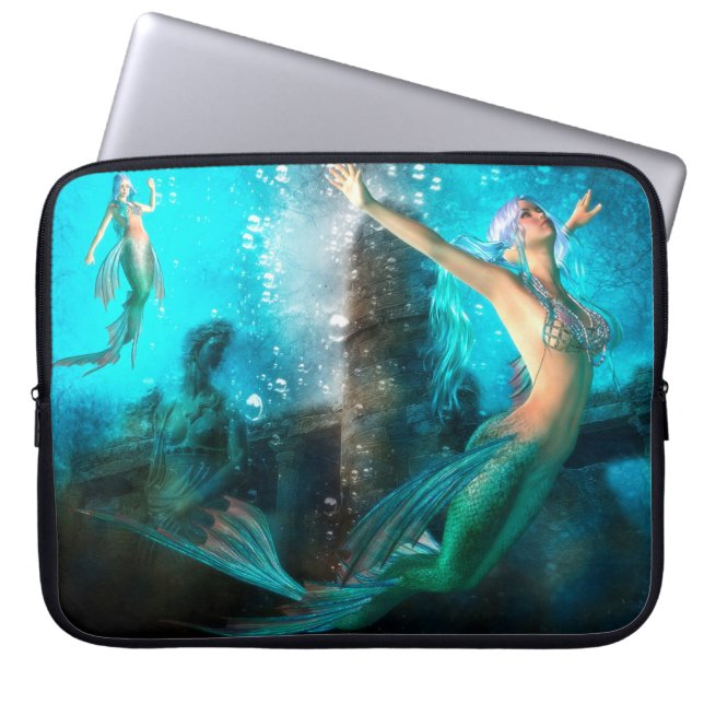 Beauful Mermaid Scene 3 Laptop Sleeve (Voorkant)