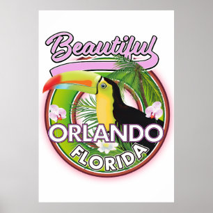 Beauful Miami Orlando-reisreisreis logo Poster