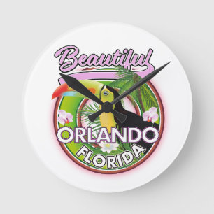 Beauful Miami Orlando-reisreisreis logo Ronde Klok