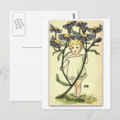 Beauful Michaelmas Daisy van NELLIE BENSON Briefkaart (Voorkant / Achterkant)