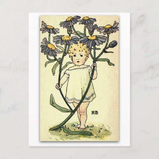 Beauful Michaelmas Daisy van NELLIE BENSON Briefkaart (Voorkant)