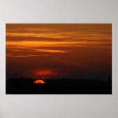 Beauful Midwestern Sunset Poster (Voorkant)