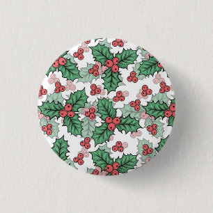 Beauful Mistletoe Beverage Ronde Button 3,2 Cm
