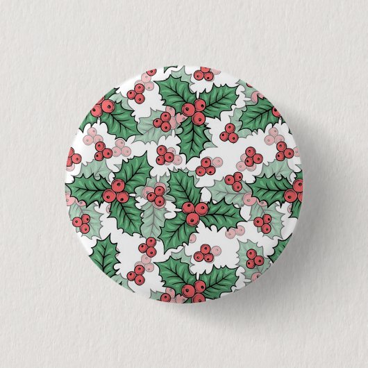 Beauful Mistletoe Beverage Ronde Button 3,2 Cm (Voorkant)
