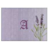 Beauful Monogram Lavender Snijplank (Voorkant)