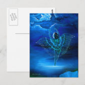 Beauful Moondance Fairy Briefkaart (Voorkant / Achterkant)