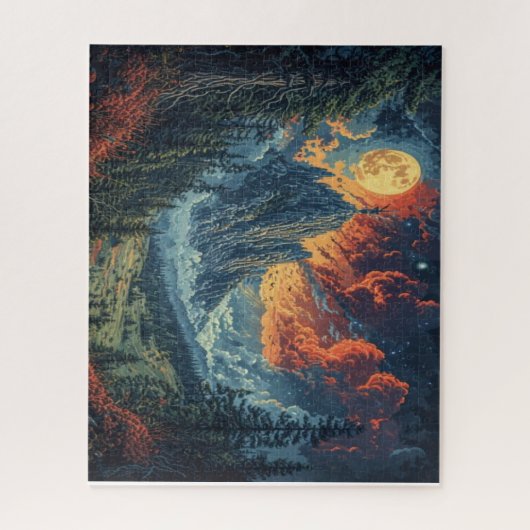 Beauful Mountain Scene Legpuzzel (Verticaal)