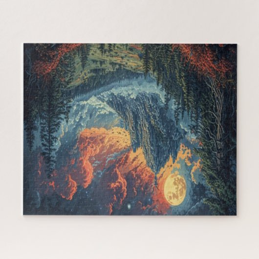 Beauful Mountain Scene Legpuzzel (Horizontaal)