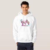 Beauful Multicolor Wereldkaart Photo Collage Hoodie (Voorkant volledig)