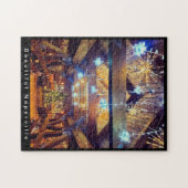 Beauful Naperville - Holiday Lights op Bridge Legpuzzel (Horizontaal)