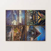 Beauful Naperville - Seizoensgebonden gedekte brug Legpuzzel (Horizontaal)