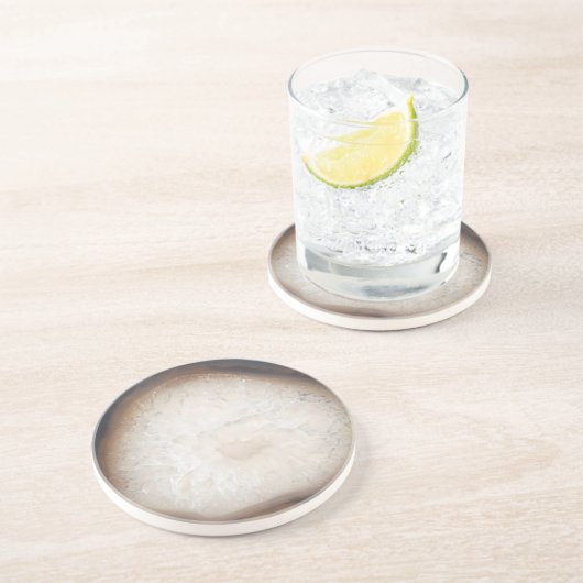 Beauful Natural Agate Onderzetter (Zijkant)