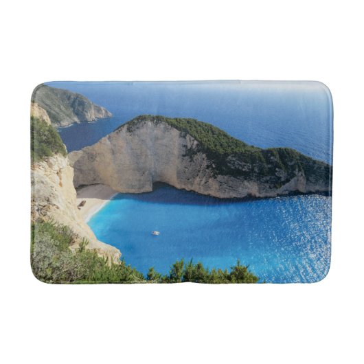 Beauful Navagio Beach, Griekenland Badmat (Voorkant)