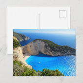 Beauful Navagio Beach, Griekenland Briefkaart (Voorkant / Achterkant)