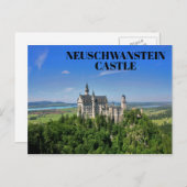 Beauful Neuschwanstein Castle Bavaria Duitsland Briefkaart (Voorkant / Achterkant)
