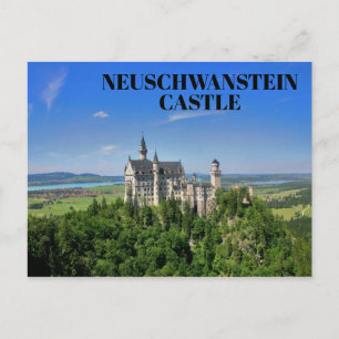 Beauful Neuschwanstein Castle Bavaria Duitsland Briefkaart