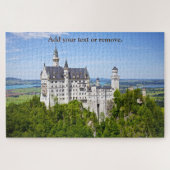 Beauful Neuschwanstein Castle, Beieren, Duitsland; Legpuzzel (Horizontaal)