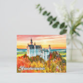 Beauful Neuschwanstein Castle, Duitsland Briefkaart (Staand voorkant)