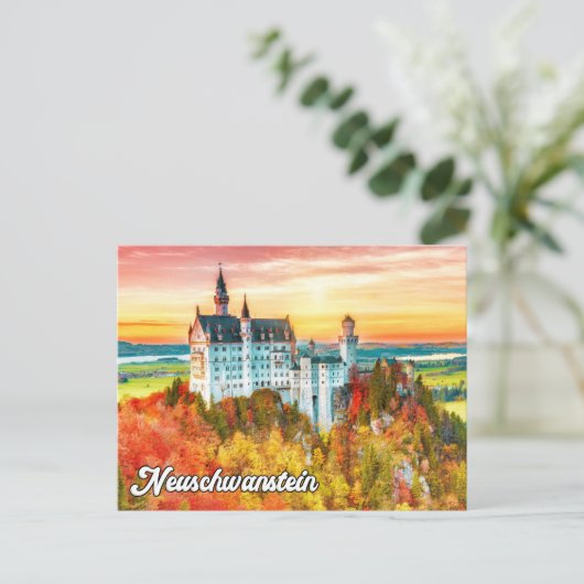 Beauful Neuschwanstein Castle, Duitsland Briefkaart (Staand voorkant)