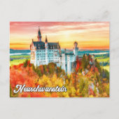 Beauful Neuschwanstein Castle, Duitsland Briefkaart (Voorkant)