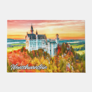Beauful Neuschwanstein Castle, Duitsland Deurmat