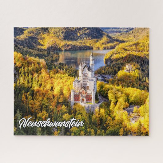 Beauful Neuschwanstein Castle, Duitsland Legpuzzel (Horizontaal)