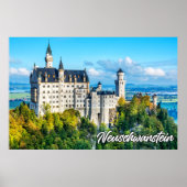 Beauful Neuschwanstein Castle, Duitsland Poster (Voorkant)