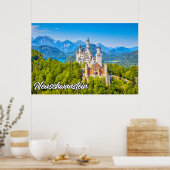 Beauful Neuschwanstein Castle, Duitsland Poster (Keuken)