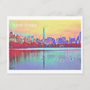 Beauful New York Central Park briefkaart