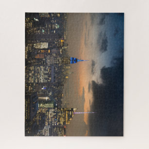 Beauful New York Evening Skyline Legpuzzel