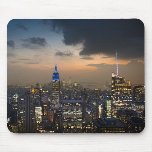 Beauful New York Evening Skyline Muismat (Voorkant)