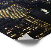 Beauful New York Evening Skyline Poster (Hoek)