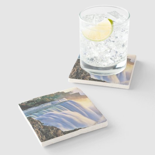 Beauful Niagara Herfsten Stone Onderzetter (Zijkant)