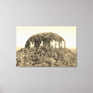 Beauful North Carolina Mountain Canvas Afdruk