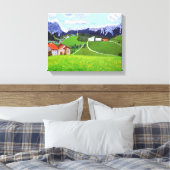 Beauful Norway Canvas Print (Insitu (Slaapkamer))
