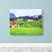 Beauful Norway Canvas Print (Insitu (Houten vloer))