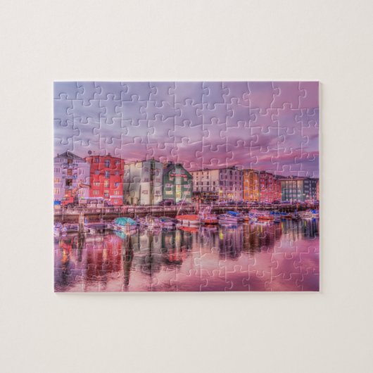 Beauful Norway Travel Photo Sunset Legpuzzel (Horizontaal)