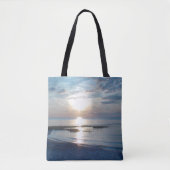 Beauful Ocean Sunset Photo Tas Beach Bag (Voorkant)